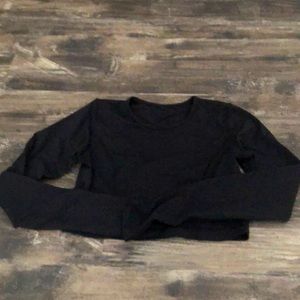 Lululemon long sleeve crop top